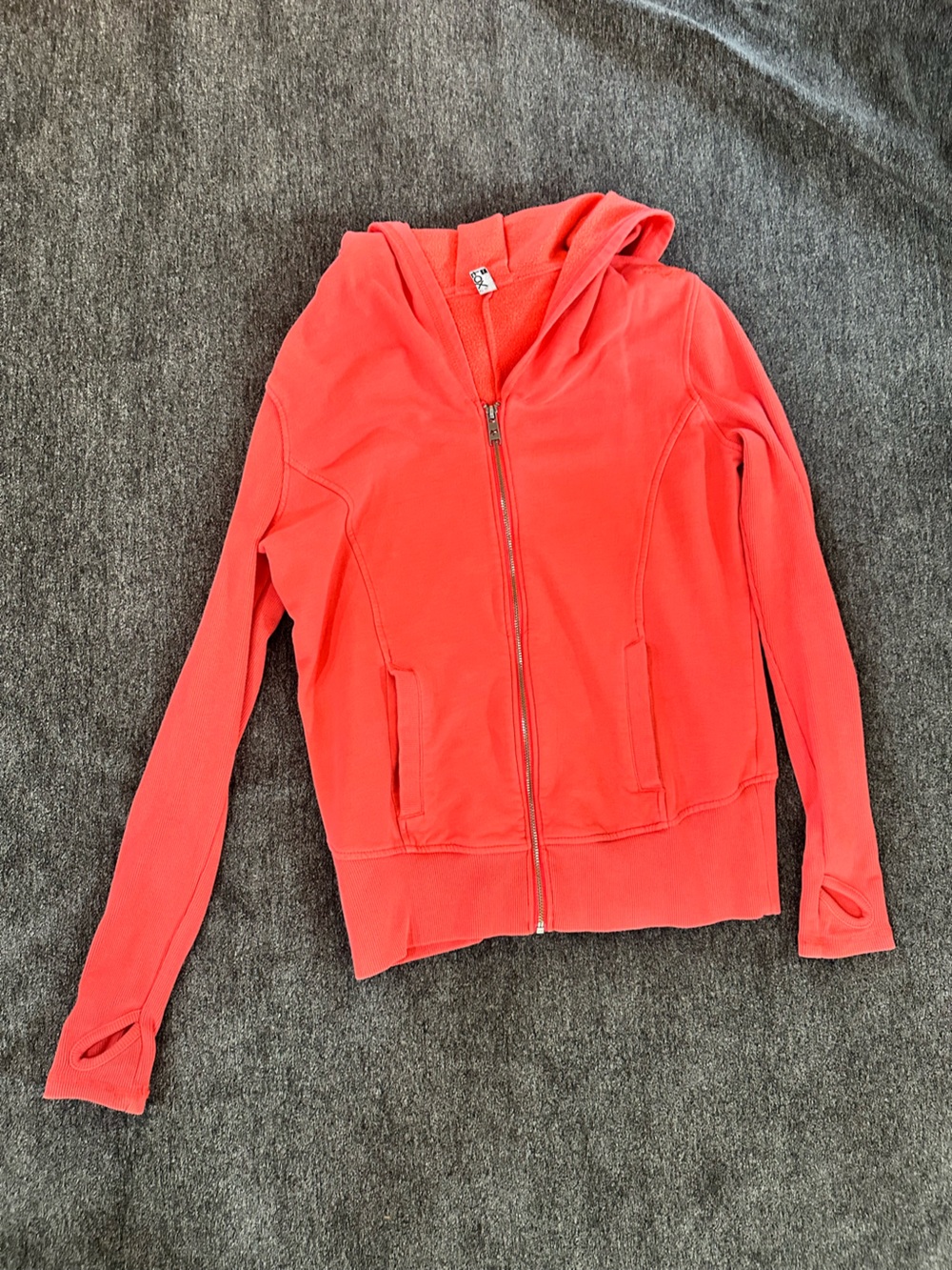 Fox Coral Zip-Up Hooded Bomber Jacket